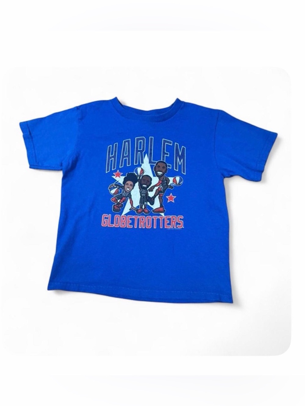 Harlem Globetrotters Kids Graphic T-Shirt Blue Size 5T Basketball Tee 2022